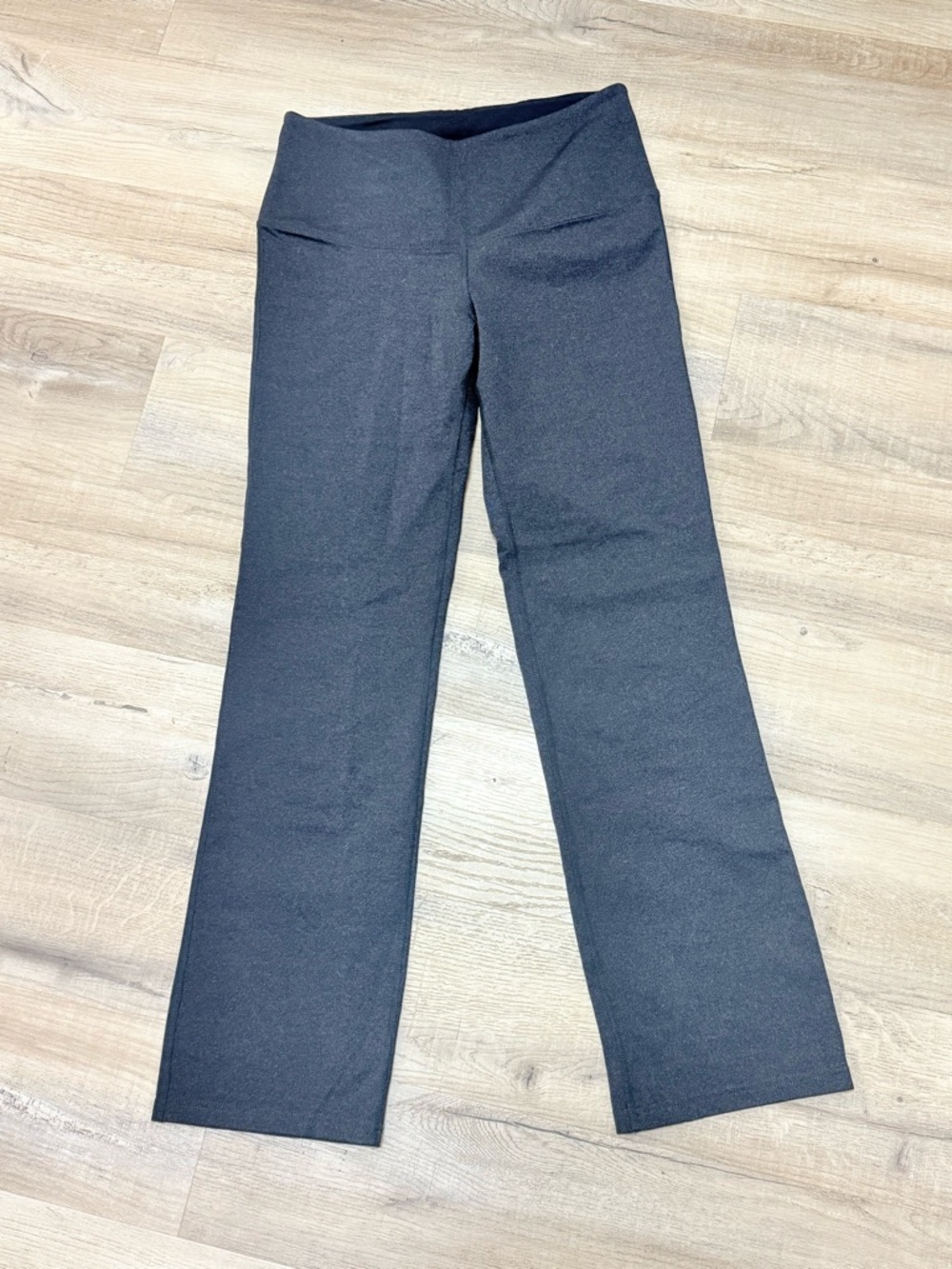 Dark Heathered Grey Flare Yoga Pants